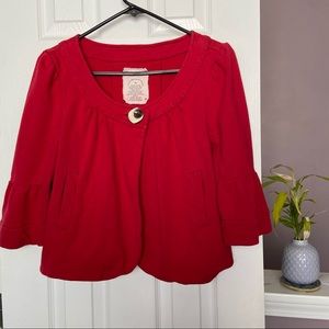 Allihop Anthropologie cropped jacket XS